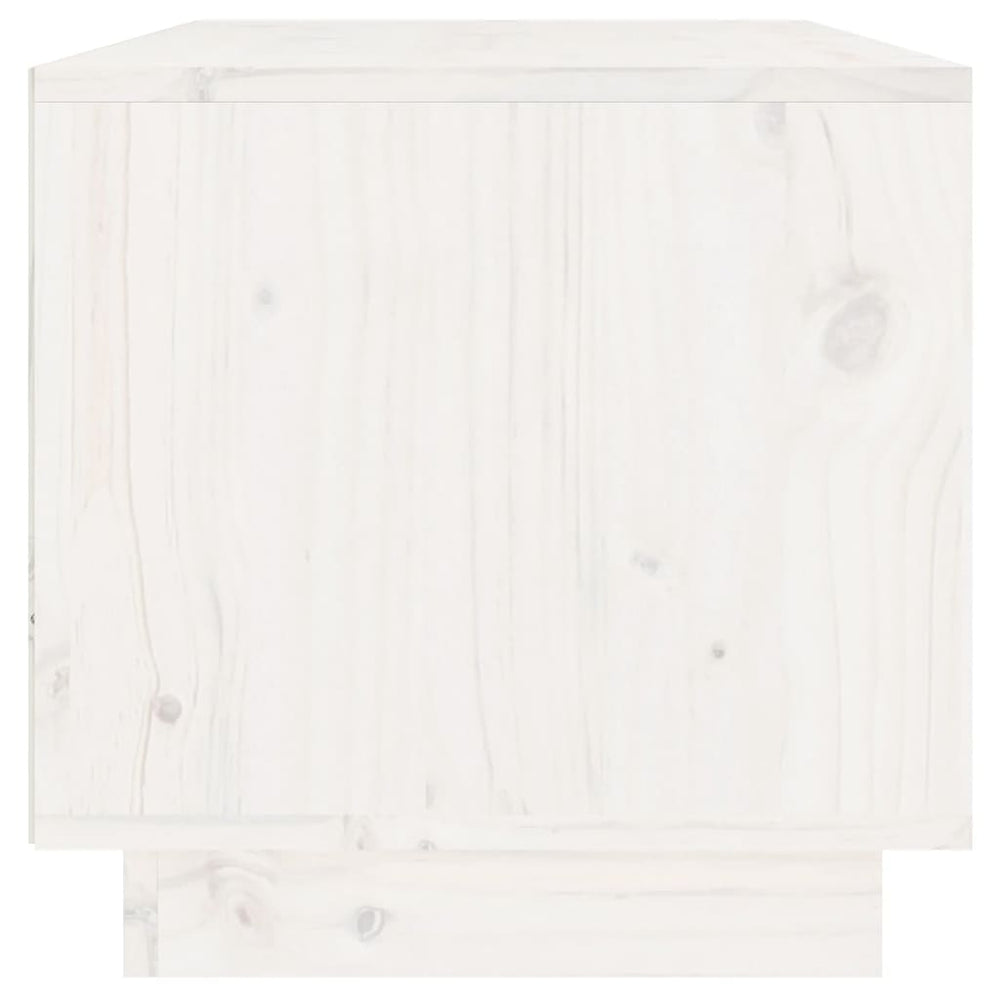 Tv-meubel 60x35x35 cm massief grenenhout wit MeubelReus