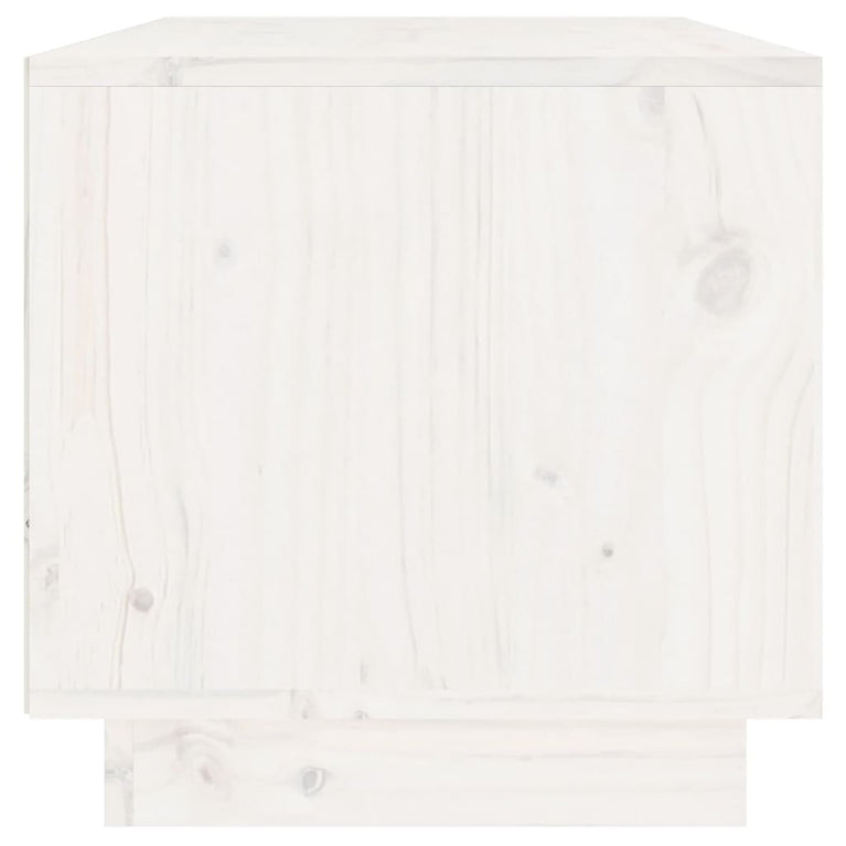 Tv-meubel 60x35x35 cm massief grenenhout wit MeubelReus