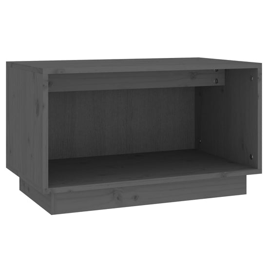 Tv-meubel 60x35x35 cm massief grenenhout grijs MeubelReus