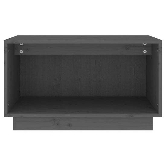 Tv-meubel 60x35x35 cm massief grenenhout grijs MeubelReus