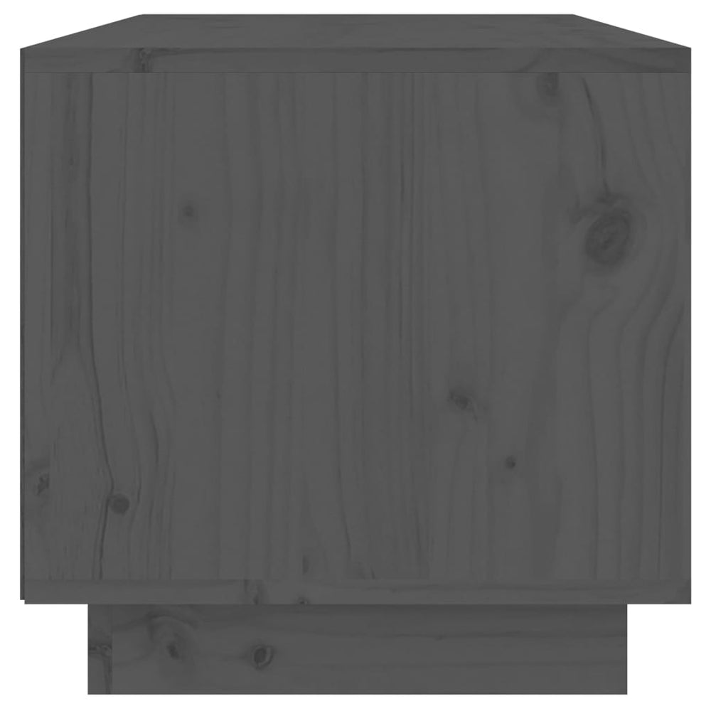 Tv-meubel 60x35x35 cm massief grenenhout grijs MeubelReus