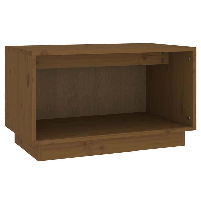Tv-meubel 60x35x35 cm massief grenenhout honingbruin MeubelReus