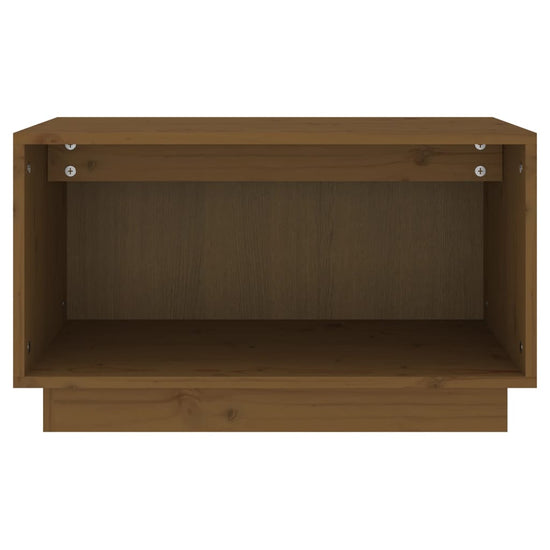 Tv-meubel 60x35x35 cm massief grenenhout honingbruin MeubelReus