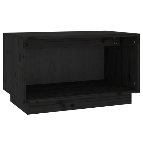 Tv-meubel 60x35x35 cm massief grenenhout zwart MeubelReus