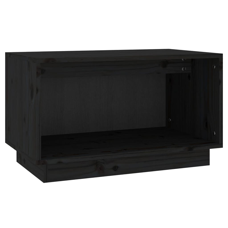 Tv-meubel 60x35x35 cm massief grenenhout zwart MeubelReus