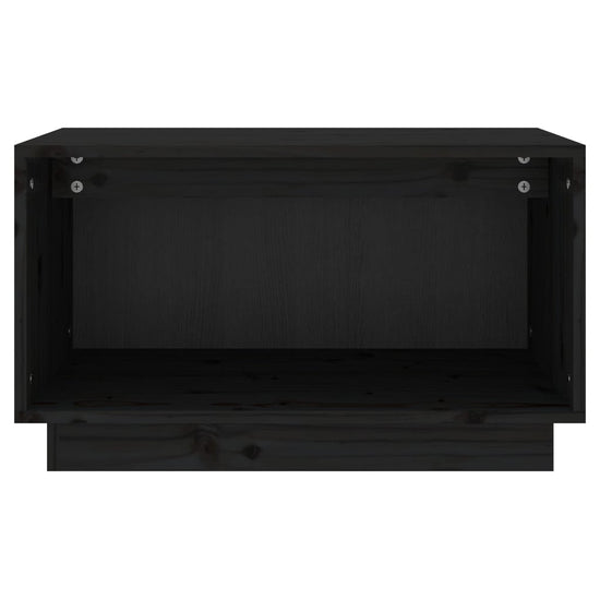 Tv-meubel 60x35x35 cm massief grenenhout zwart MeubelReus