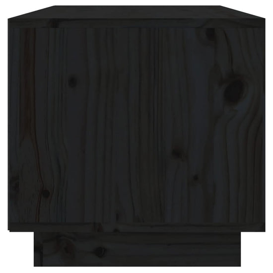 Tv-meubel 60x35x35 cm massief grenenhout zwart MeubelReus