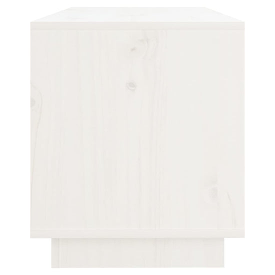 Tv-meubel 74x34x40 cm massief grenenhout wit MeubelReus