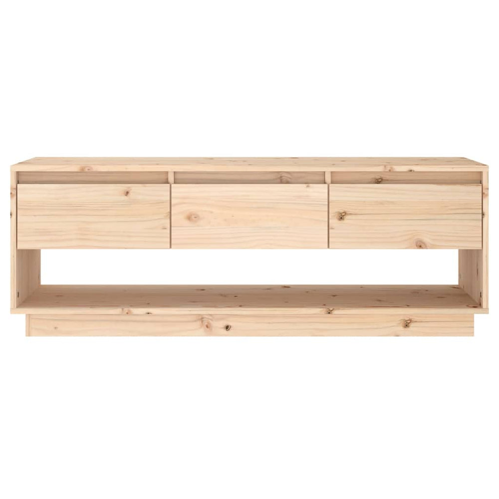 Tv-meubel 110,5x34x40 cm massief grenenhout MeubelReus