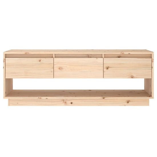 Tv-meubel 110,5x34x40 cm massief grenenhout MeubelReus
