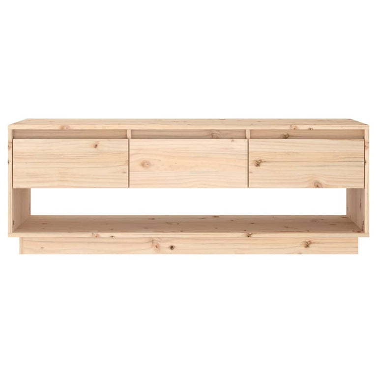 Tv-meubel 110,5x34x40 cm massief grenenhout MeubelReus