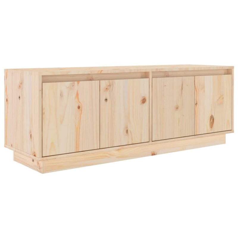 Tv-meubel 110x34x40 cm massief grenenhout MeubelReus