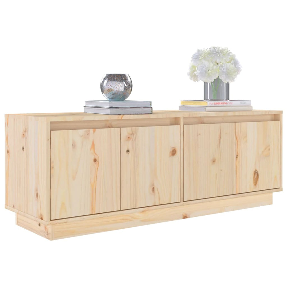 Tv-meubel 110x34x40 cm massief grenenhout MeubelReus
