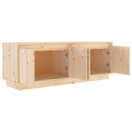 Tv-meubel 110x34x40 cm massief grenenhout MeubelReus