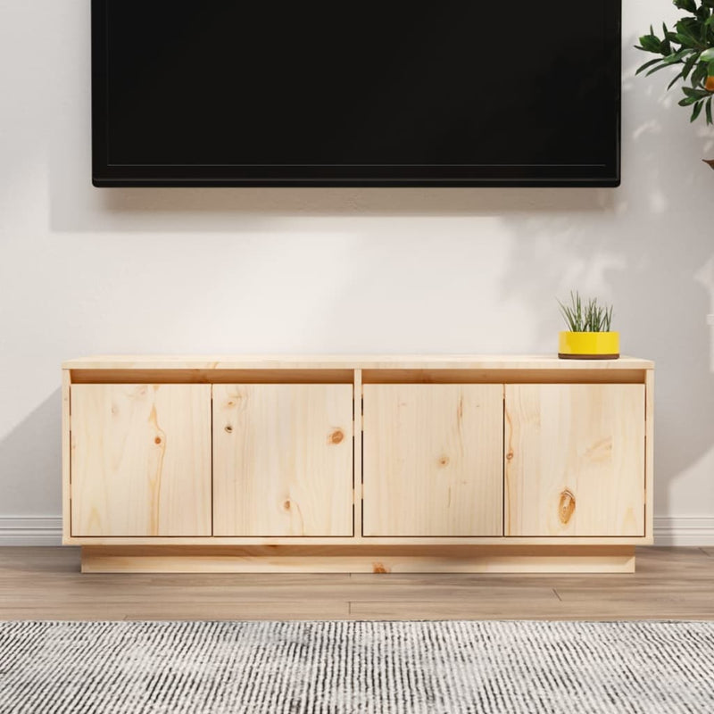 Tv-meubel 110x34x40 cm massief grenenhout MeubelReus