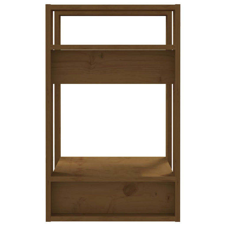 Boekenkast/kamerscherm 41x35x57 cm grenenhout honingbruin MeubelReus