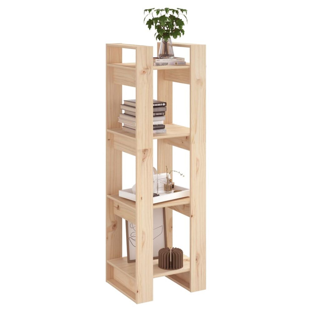 Boekenkast/kamerscherm 41x35x125 cm massief grenenhout MeubelReus