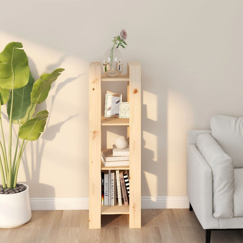 Boekenkast/kamerscherm 41x35x125 cm massief grenenhout MeubelReus