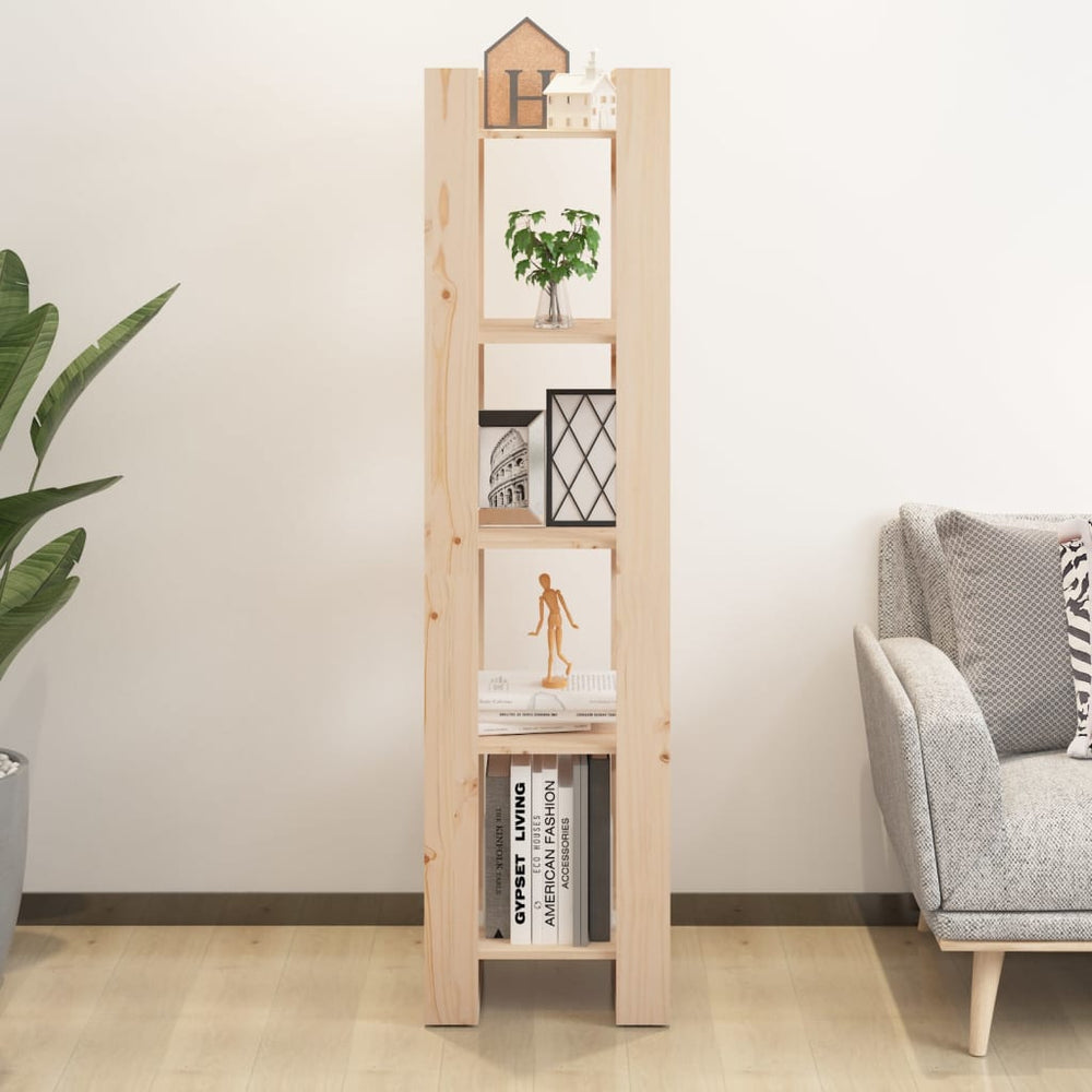 Boekenkast/kamerscherm 41x35x160 cm massief grenenhout MeubelReus