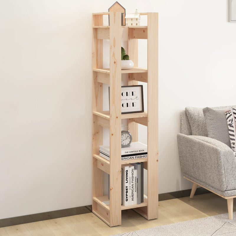 Boekenkast/kamerscherm 41x35x160 cm massief grenenhout MeubelReus