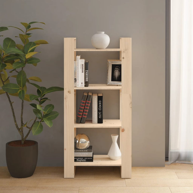 Boekenkast/kamerscherm 60x35x125 cm massief grenenhout MeubelReus