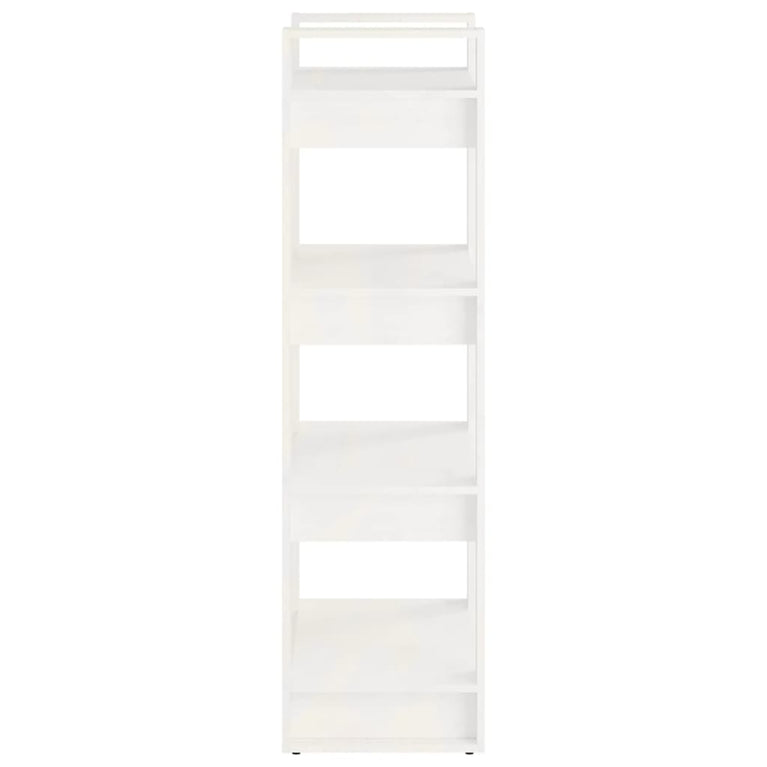 Boekenkast/kamerscherm 60x35x125 cm massief hout wit MeubelReus