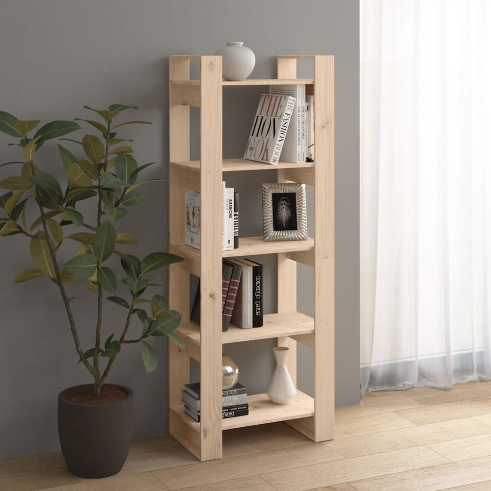 Boekenkast/kamerscherm 60x35x160 cm massief grenenhout MeubelReus