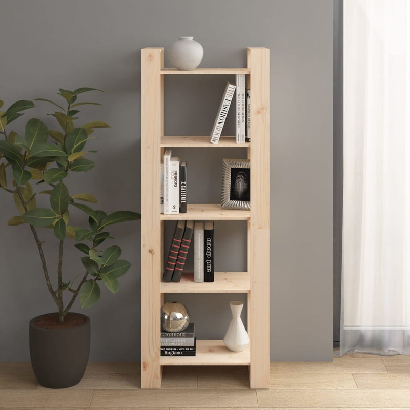 Boekenkast/kamerscherm 60x35x160 cm massief grenenhout MeubelReus