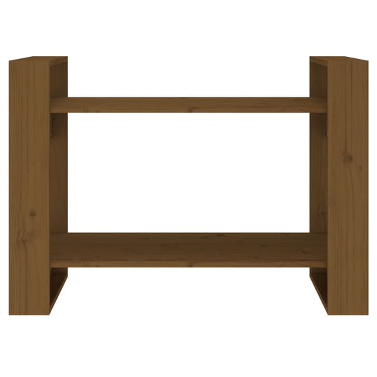 Boekenkast/kamerscherm 80x35x56,5 cm grenenhout honingbruin MeubelReus