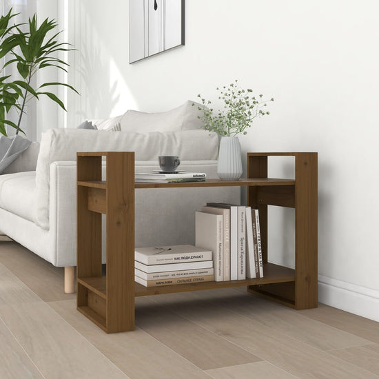 Boekenkast/kamerscherm 80x35x56,5 cm grenenhout honingbruin MeubelReus