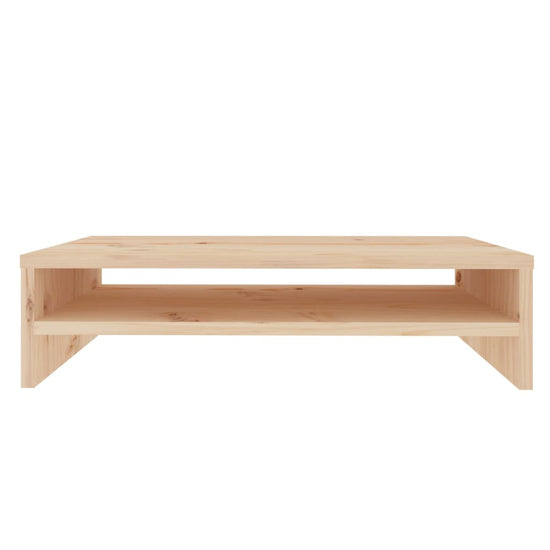 Monitorstandaard 50x24x13 cm massief grenenhout MeubelReus