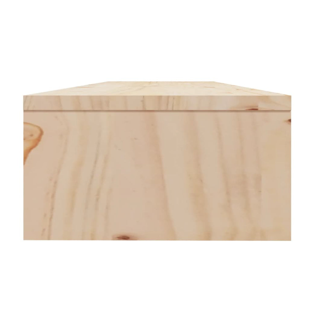Monitorstandaard 100x24x13 cm massief grenenhout MeubelReus