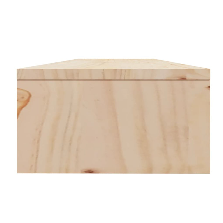 Monitorstandaard 100x24x13 cm massief grenenhout MeubelReus