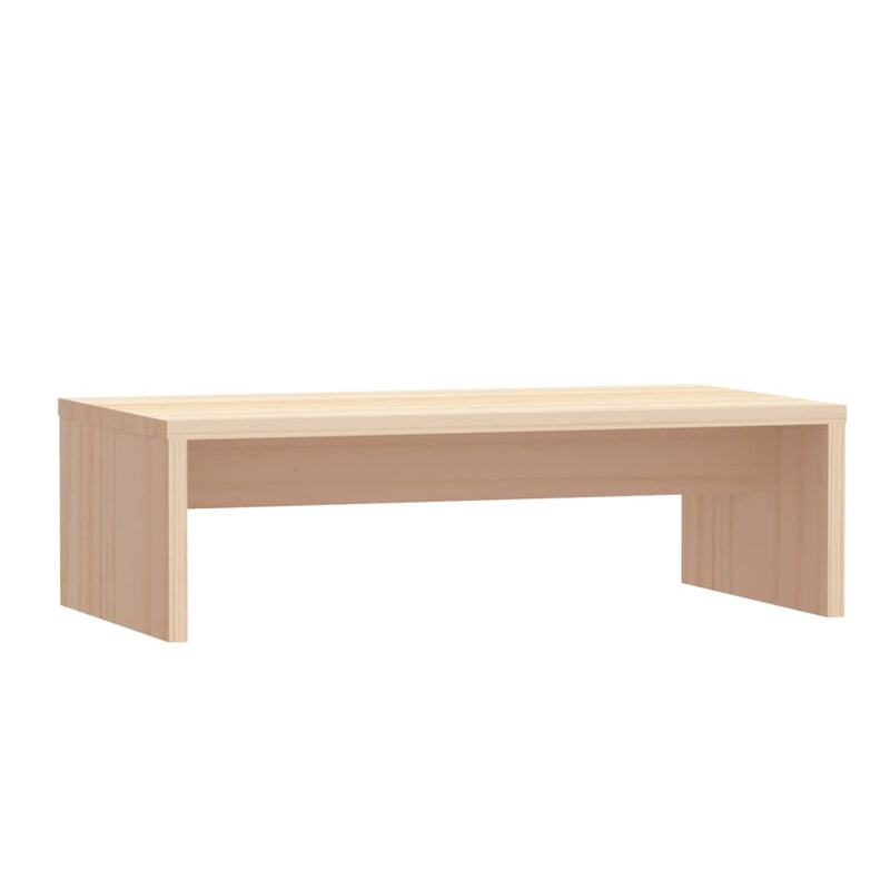 Monitorstandaard 50x27x15 cm massief grenenhout MeubelReus