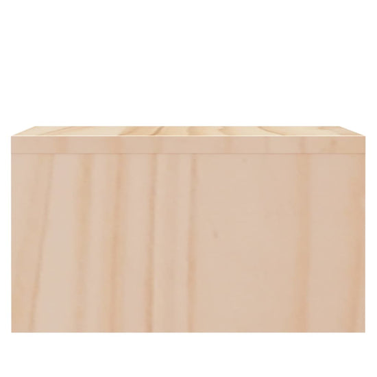 Monitorstandaard 50x27x15 cm massief grenenhout MeubelReus