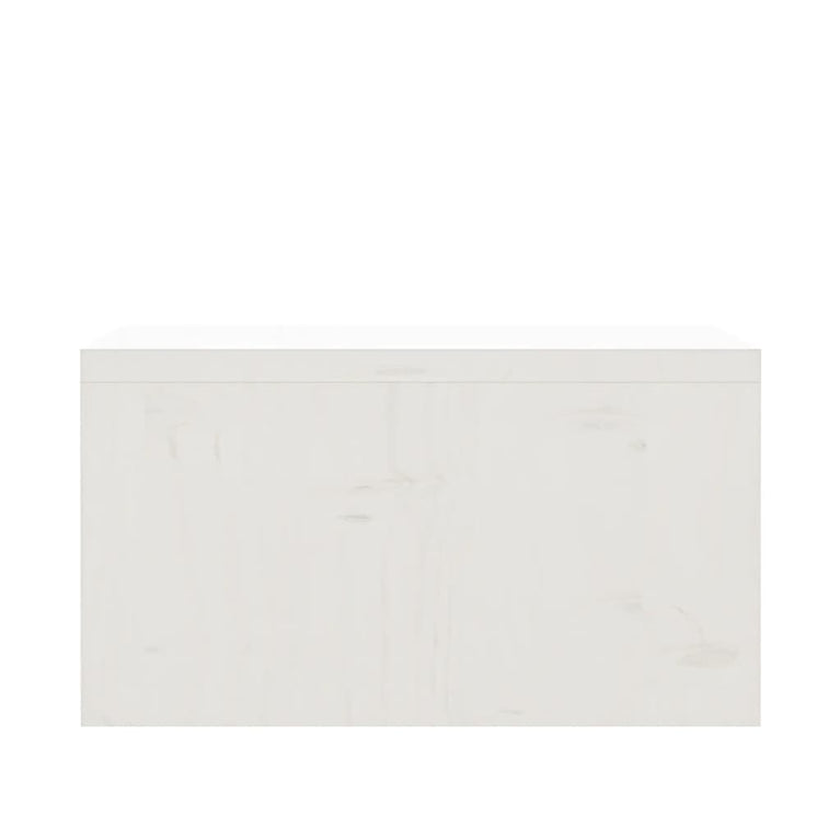 Monitorstandaard 50x27x15 cm massief grenenhout wit MeubelReus