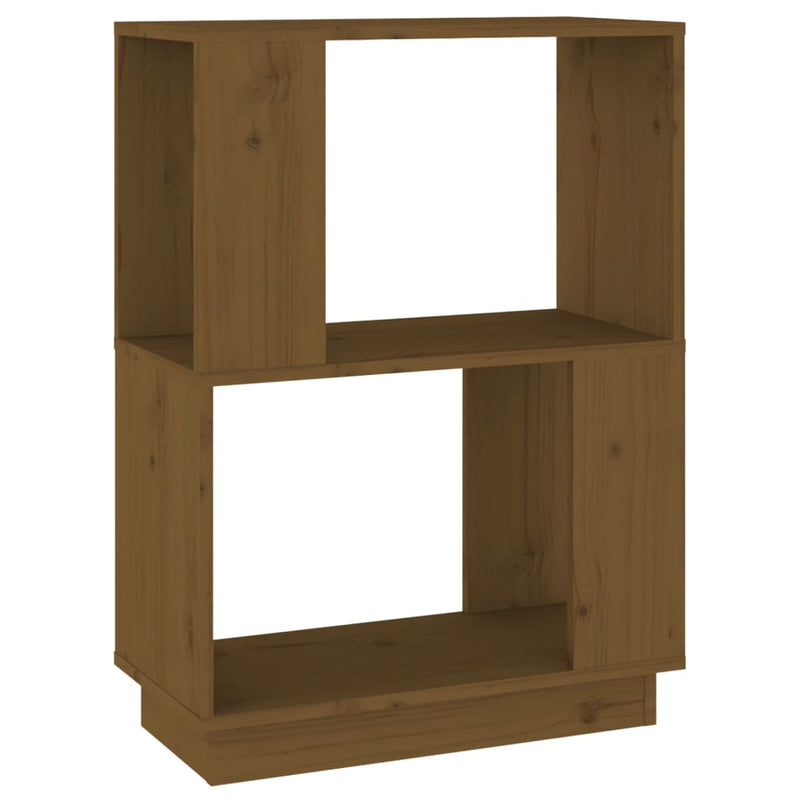 Boekenkast/kamerscherm 51x25x70 cm grenenhout honingbruin MeubelReus