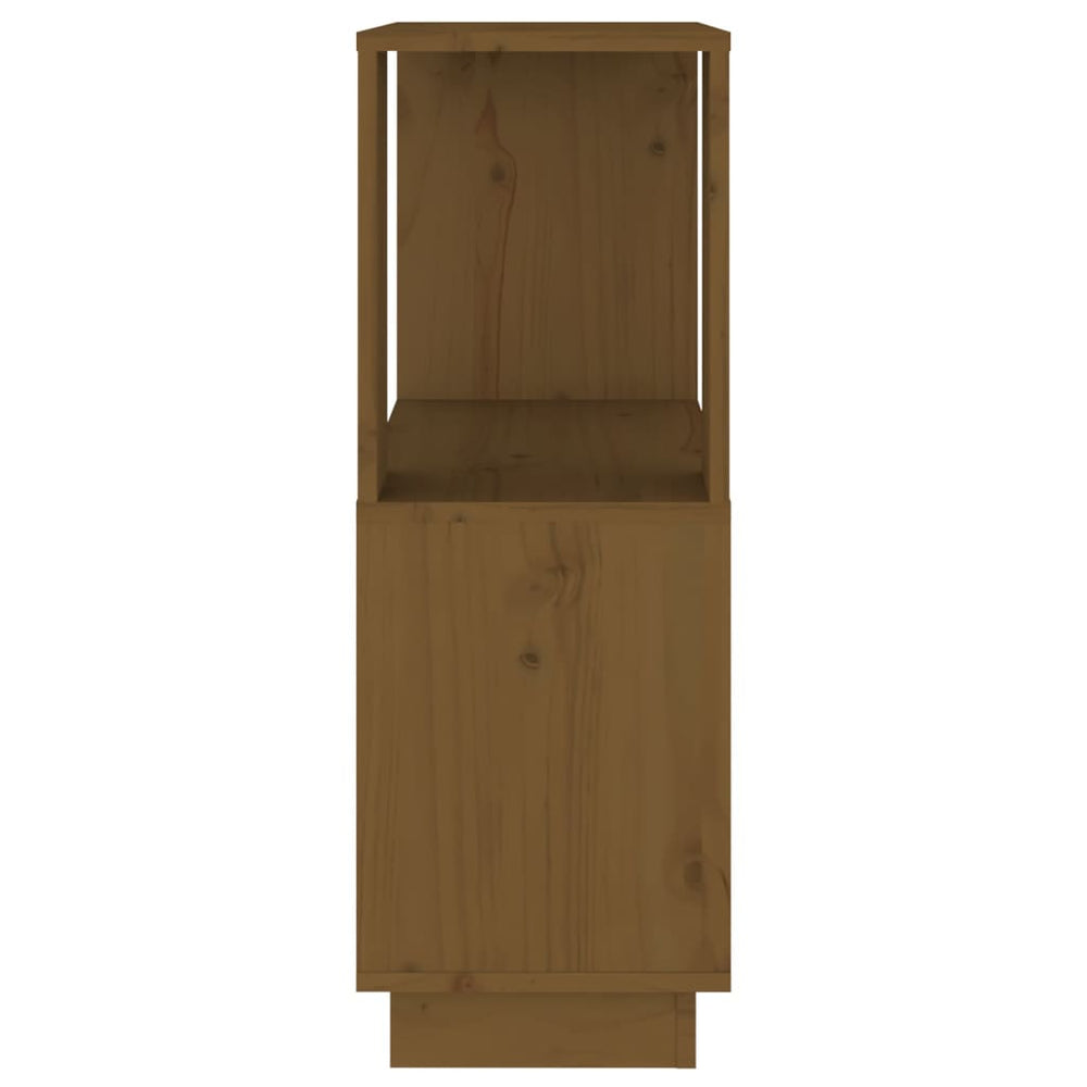 Boekenkast/kamerscherm 51x25x70 cm grenenhout honingbruin MeubelReus