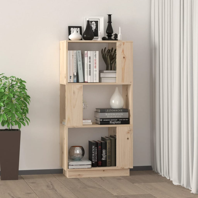 Boekenkast/kamerscherm 51x25x101 cm massief grenenhout MeubelReus