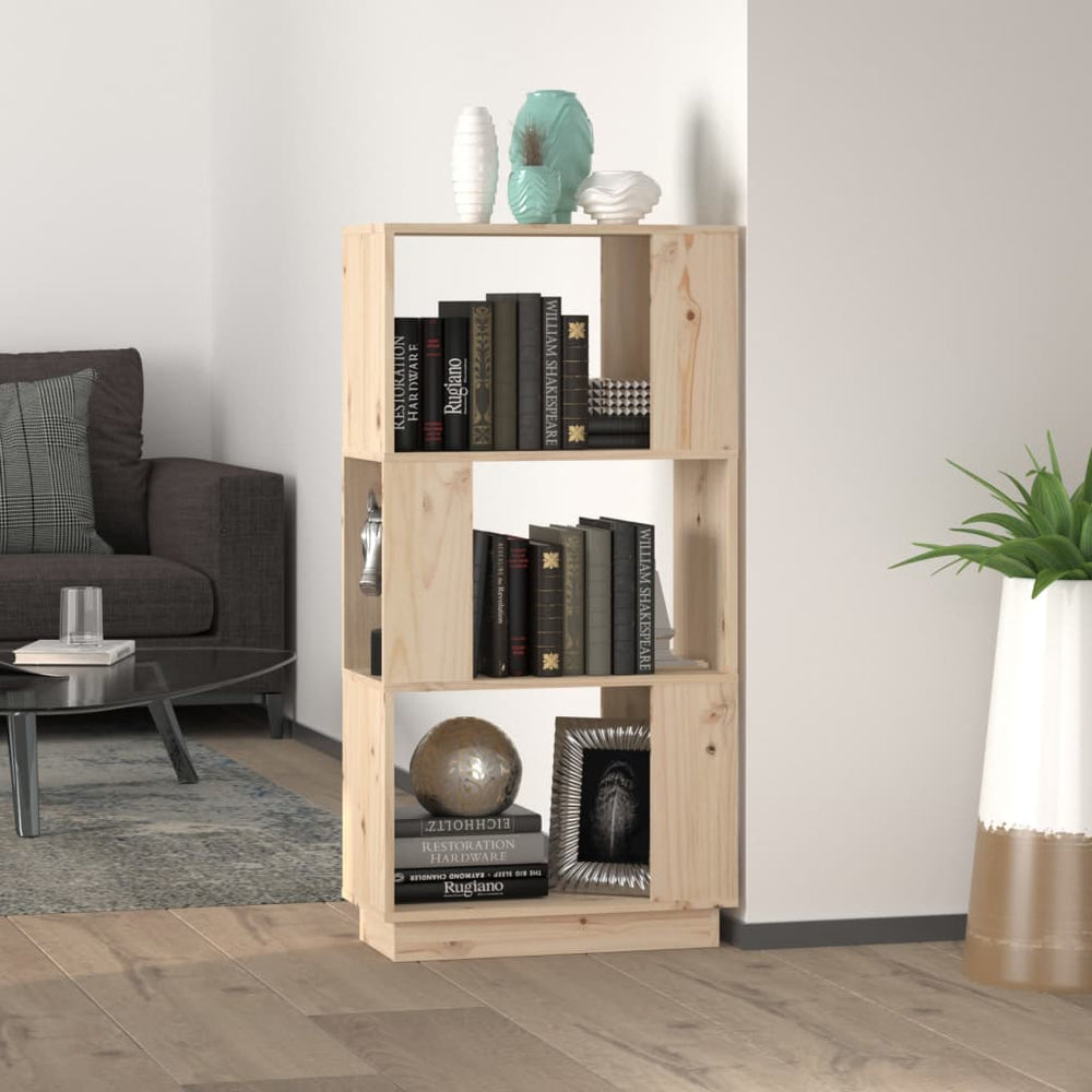Boekenkast/kamerscherm 51x25x101 cm massief grenenhout MeubelReus