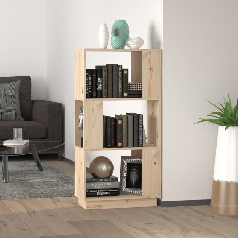 Boekenkast/kamerscherm 51x25x101 cm massief grenenhout MeubelReus