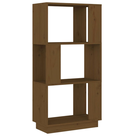 Boekenkast/kamerscherm 51x25x101 cm grenenhout honingbruin MeubelReus