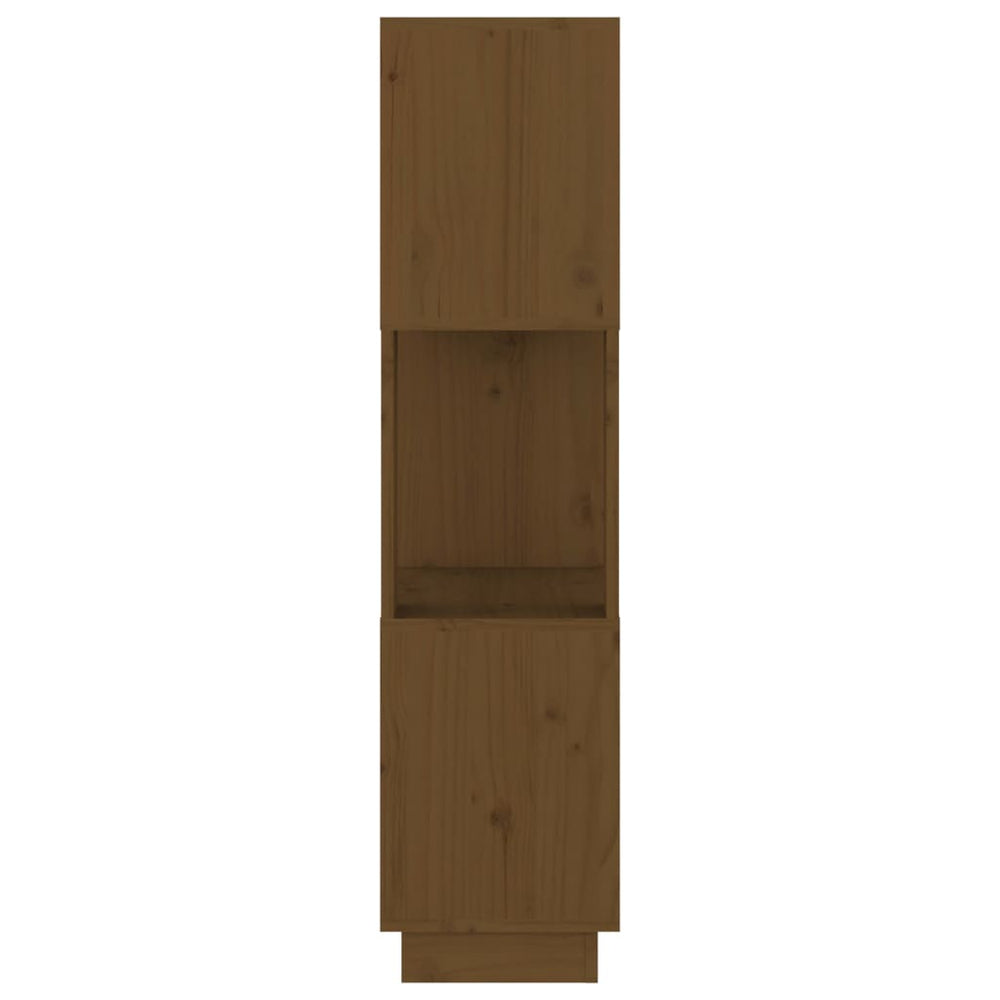 Boekenkast/kamerscherm 51x25x101 cm grenenhout honingbruin MeubelReus