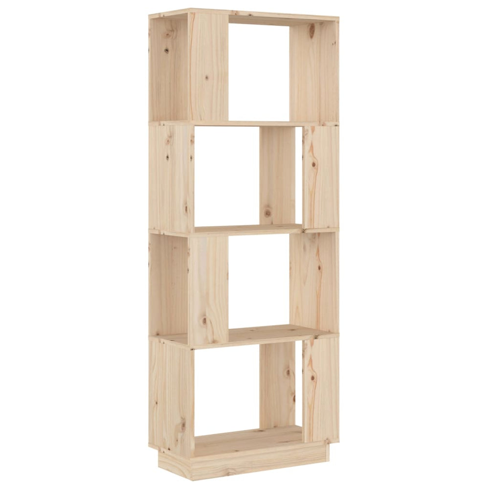 Boekenkast/kamerscherm 51x25x132 cm massief grenenhout MeubelReus