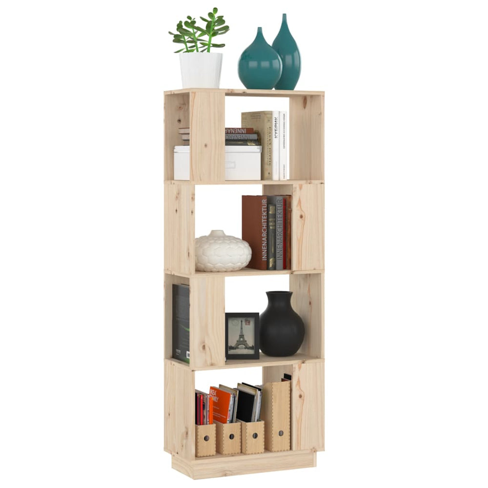 Boekenkast/kamerscherm 51x25x132 cm massief grenenhout MeubelReus