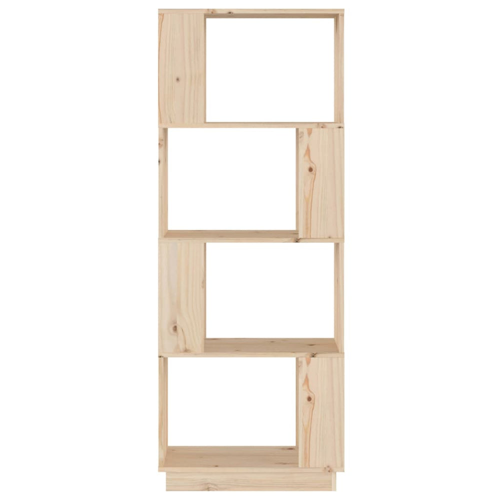 Boekenkast/kamerscherm 51x25x132 cm massief grenenhout MeubelReus