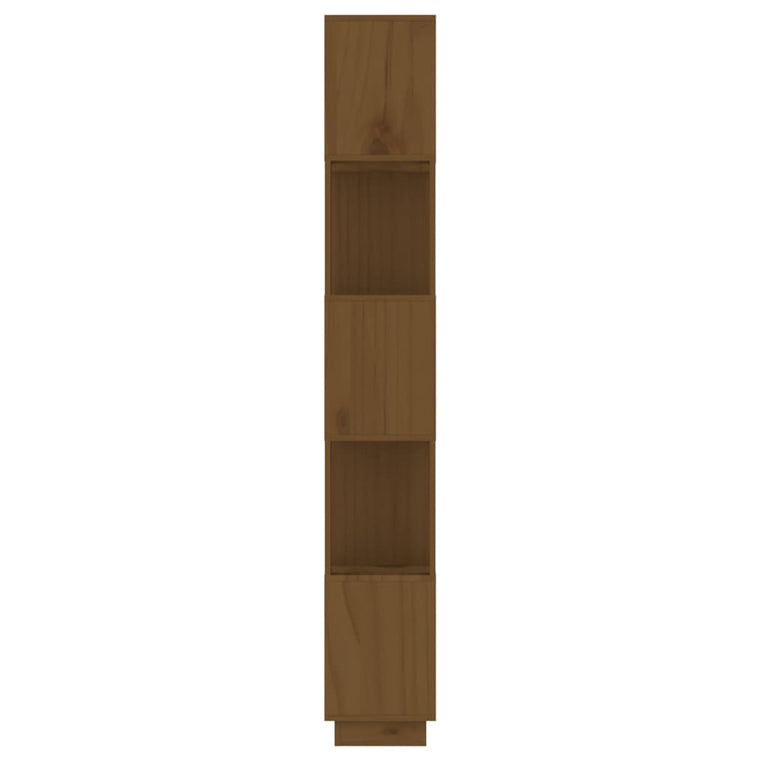 Boekenkast/kamerscherm 51x25x163,5 cm grenenhout honingbruin MeubelReus