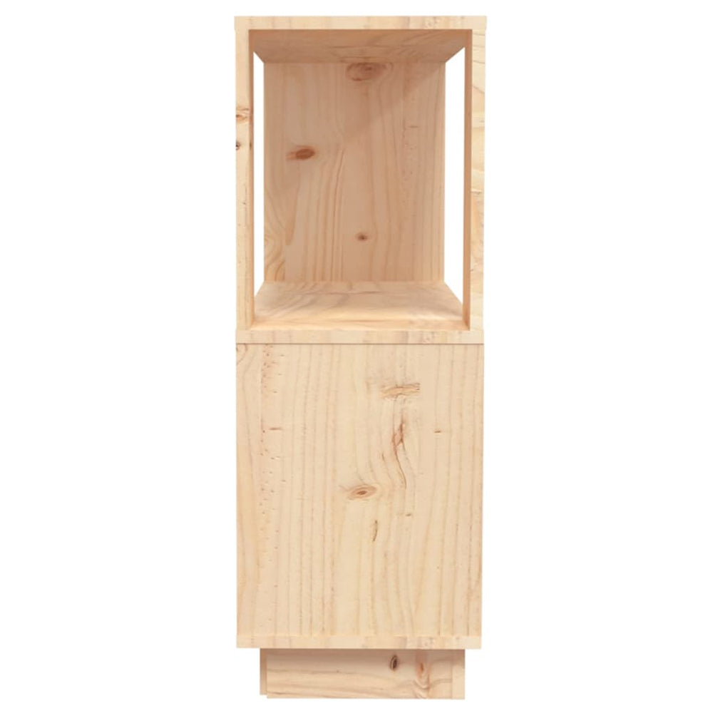Boekenkast/kamerscherm 80x25x70 cm massief grenenhout MeubelReus