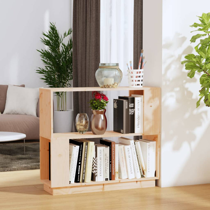 Boekenkast/kamerscherm 80x25x70 cm massief grenenhout MeubelReus