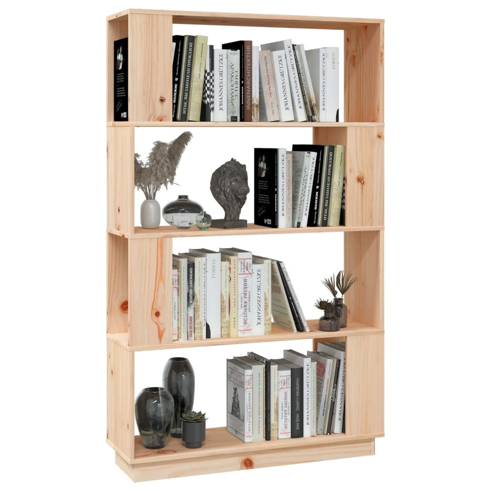 Boekenkast/kamerscherm 80x25x132 cm massief grenenhout MeubelReus